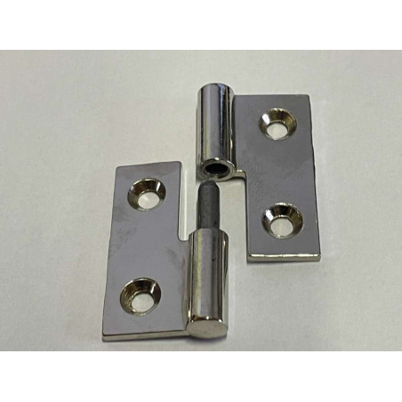 Charniere Prameta 601-40 R Nickele - Ref. PRA 601-40 R N